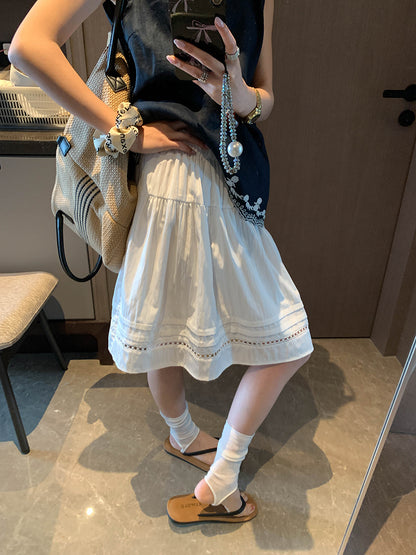 デイリーに馴染む、Aラインスカート