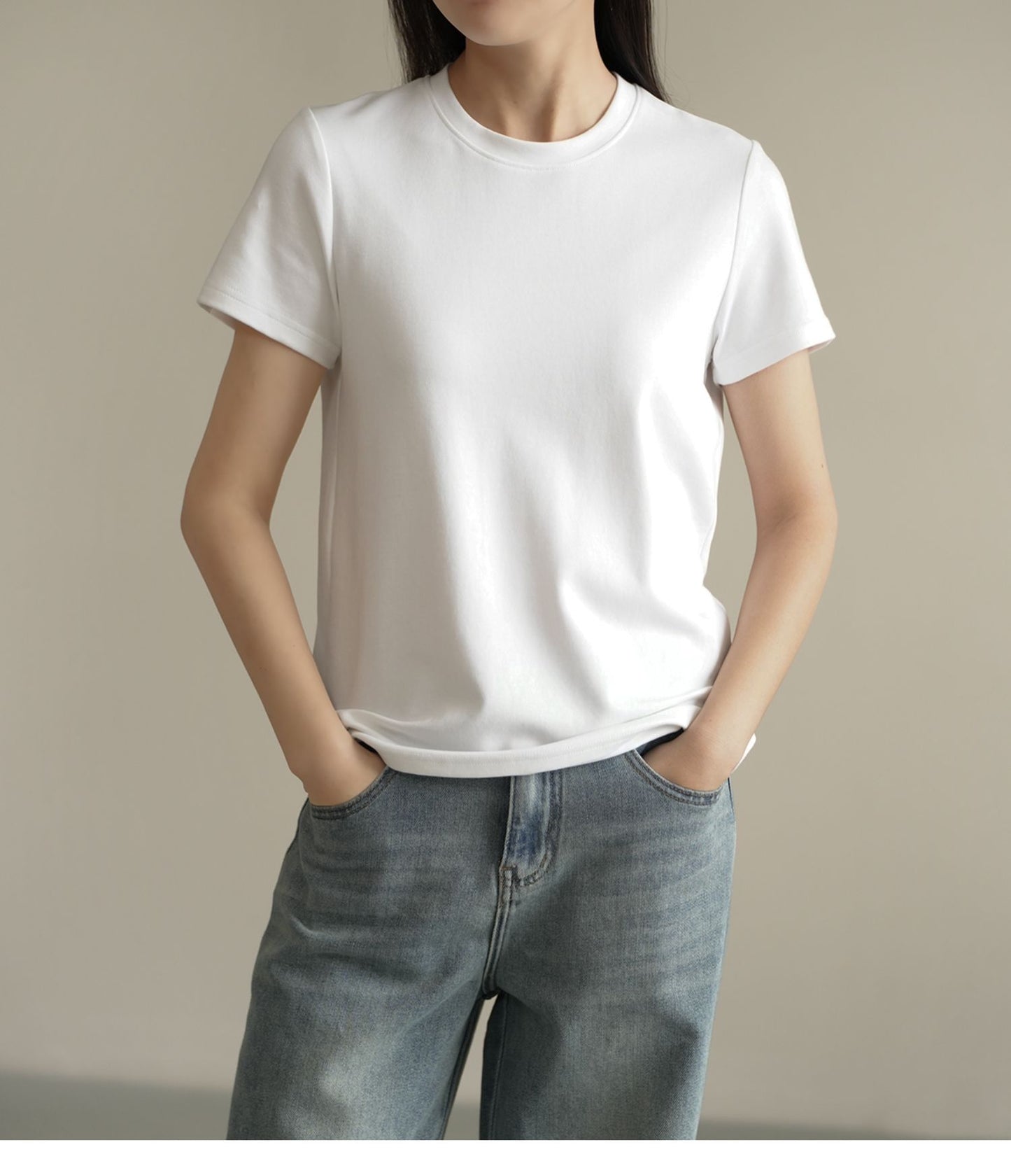 毎日着たい、これだけでいい。リヨセルコットンTシャツ