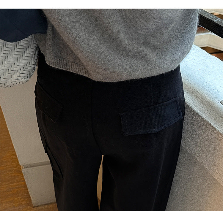 コットン100% カーゴワイドパンツ｜ドローコード付き 2WAY 大容量ポケット