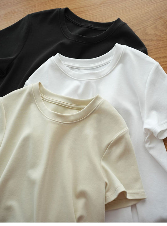 毎日着たい、これだけでいい。リヨセルコットンTシャツ
