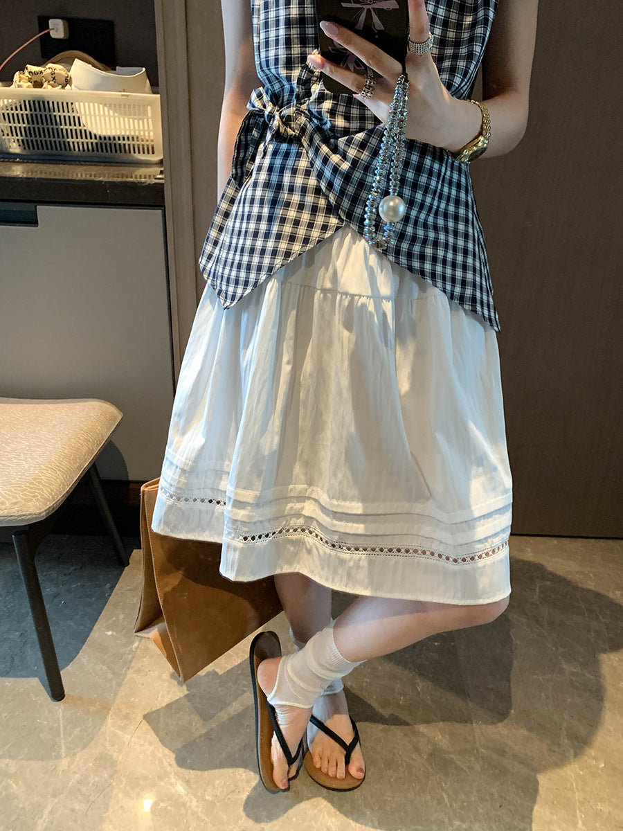 デイリーに馴染む、Aラインスカート