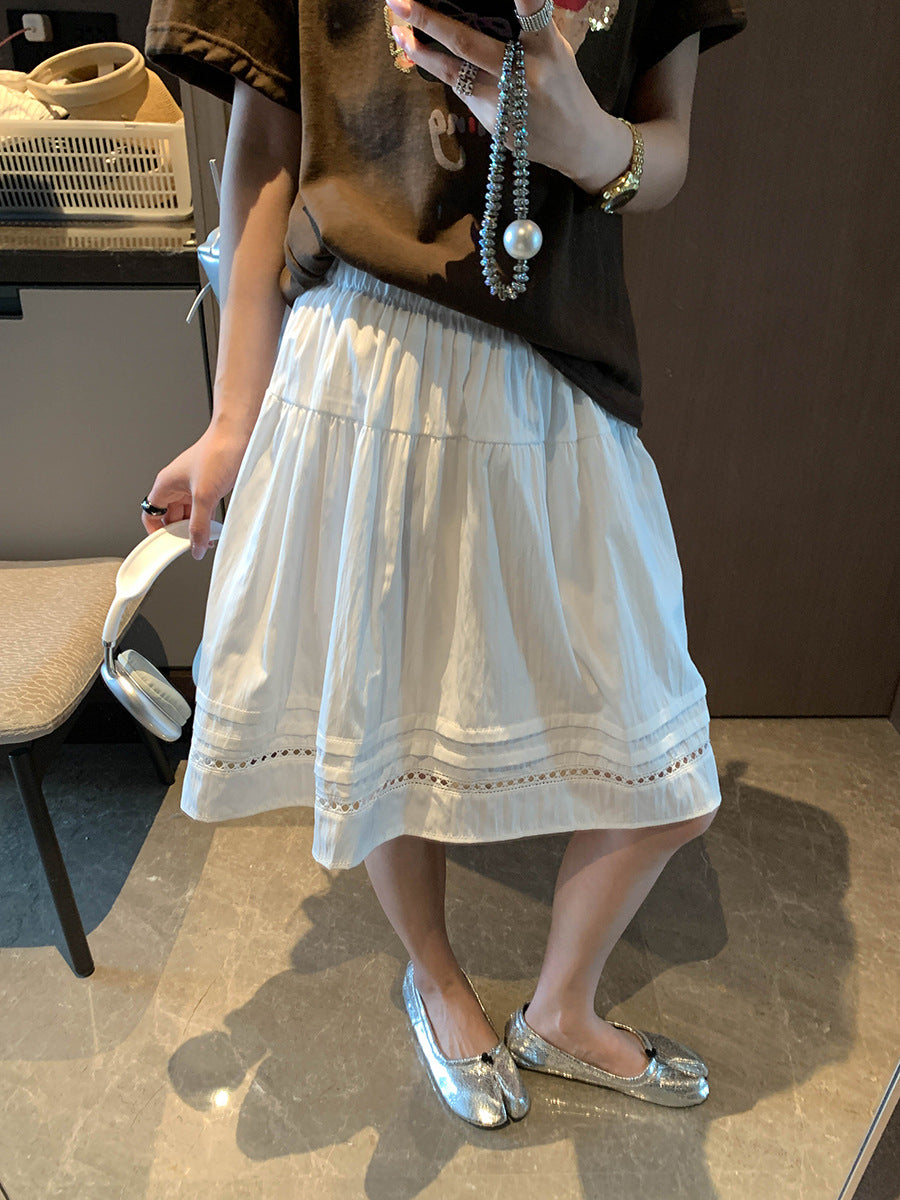 デイリーに馴染む、Aラインスカート