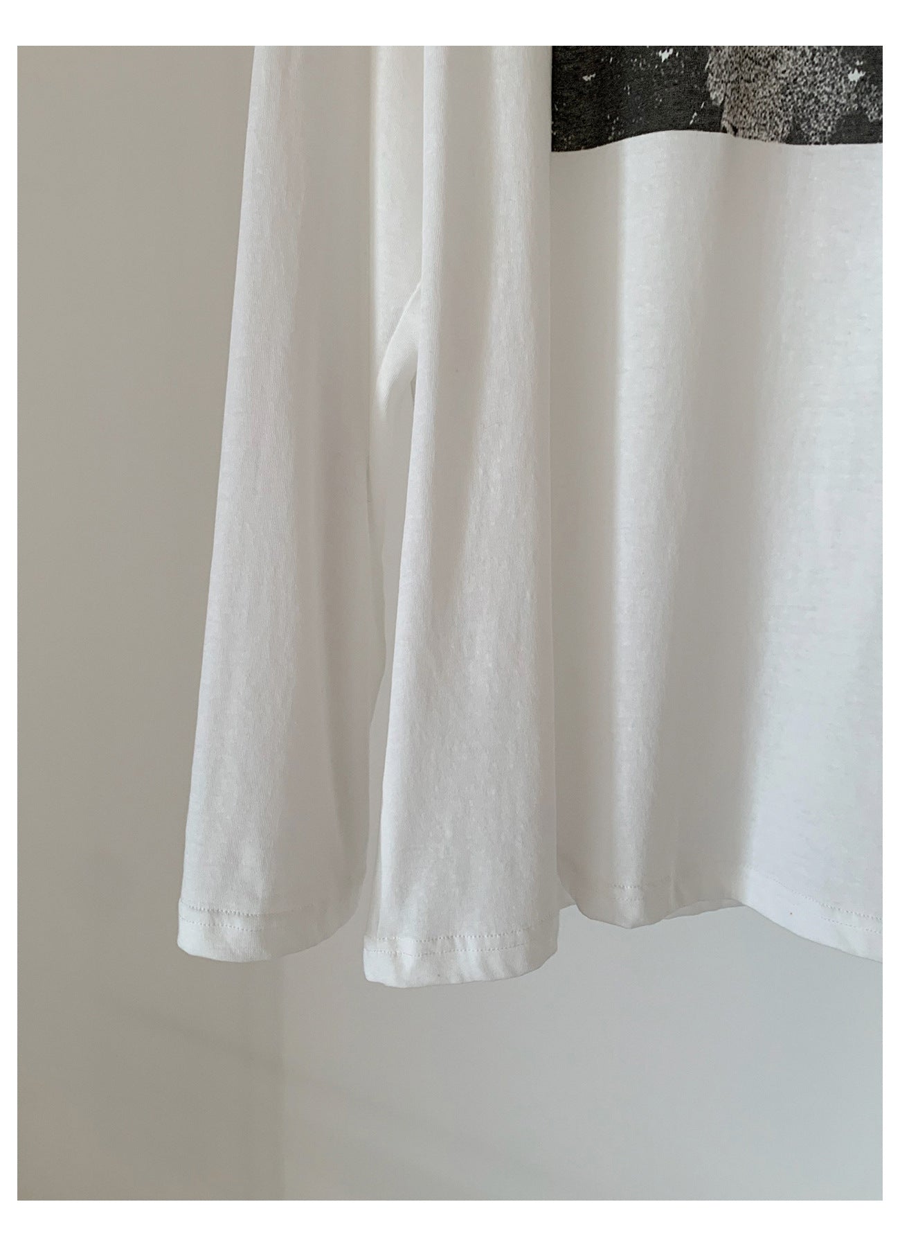 時間が、癒やす。プリントロングスリーブTシャツ