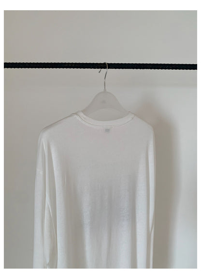 時間が、癒やす。プリントロングスリーブTシャツ
