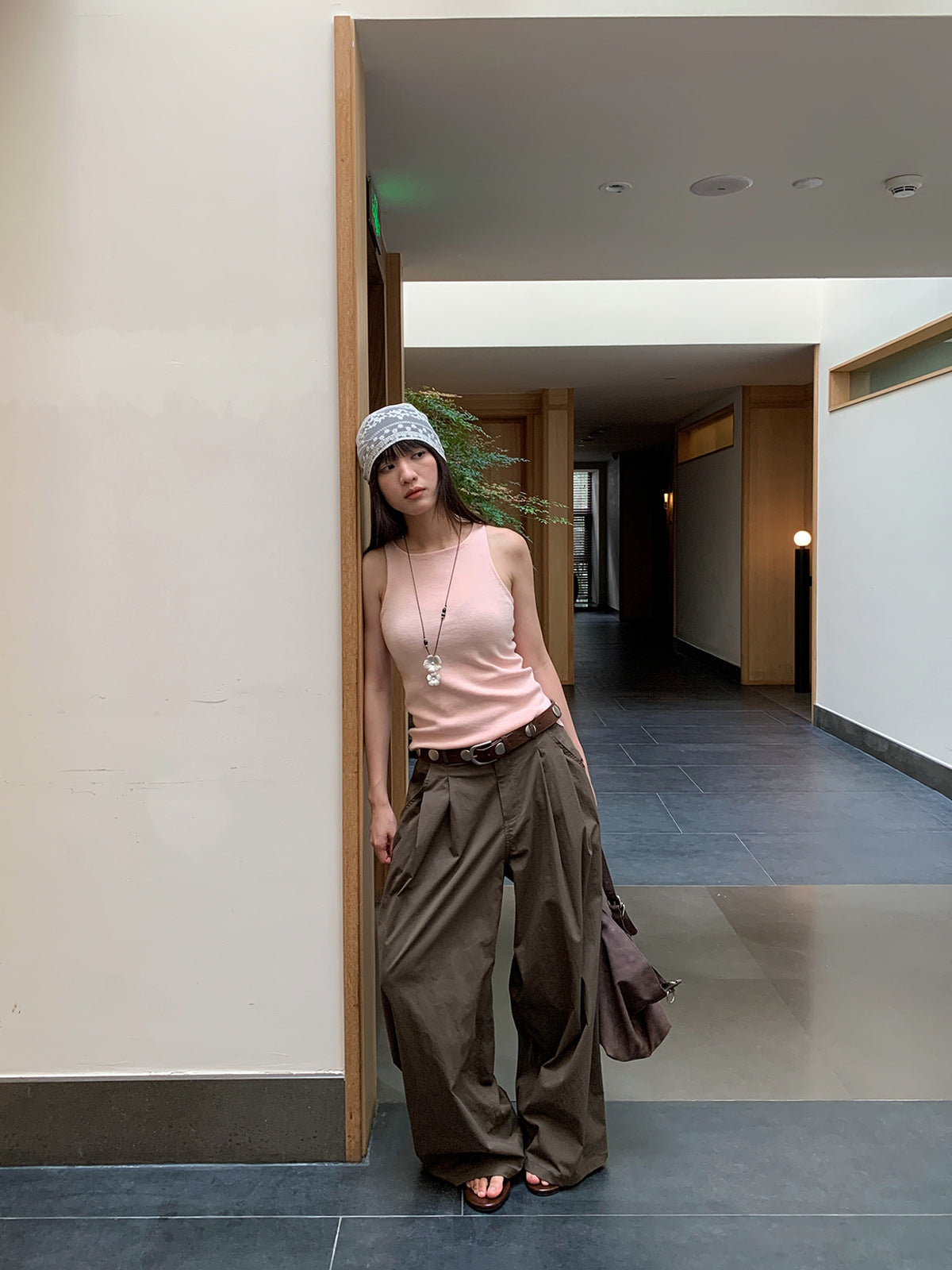 ゆるっと、きまる。プリーツワイドパンツ