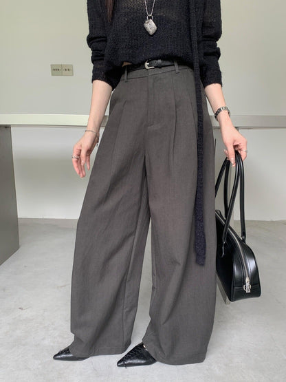 バルーンシルエット ワイドパンツ｜テンセルコットン・5色