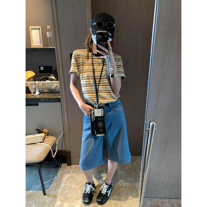 何度でも着たくなる。マルチボーダーTシャツ