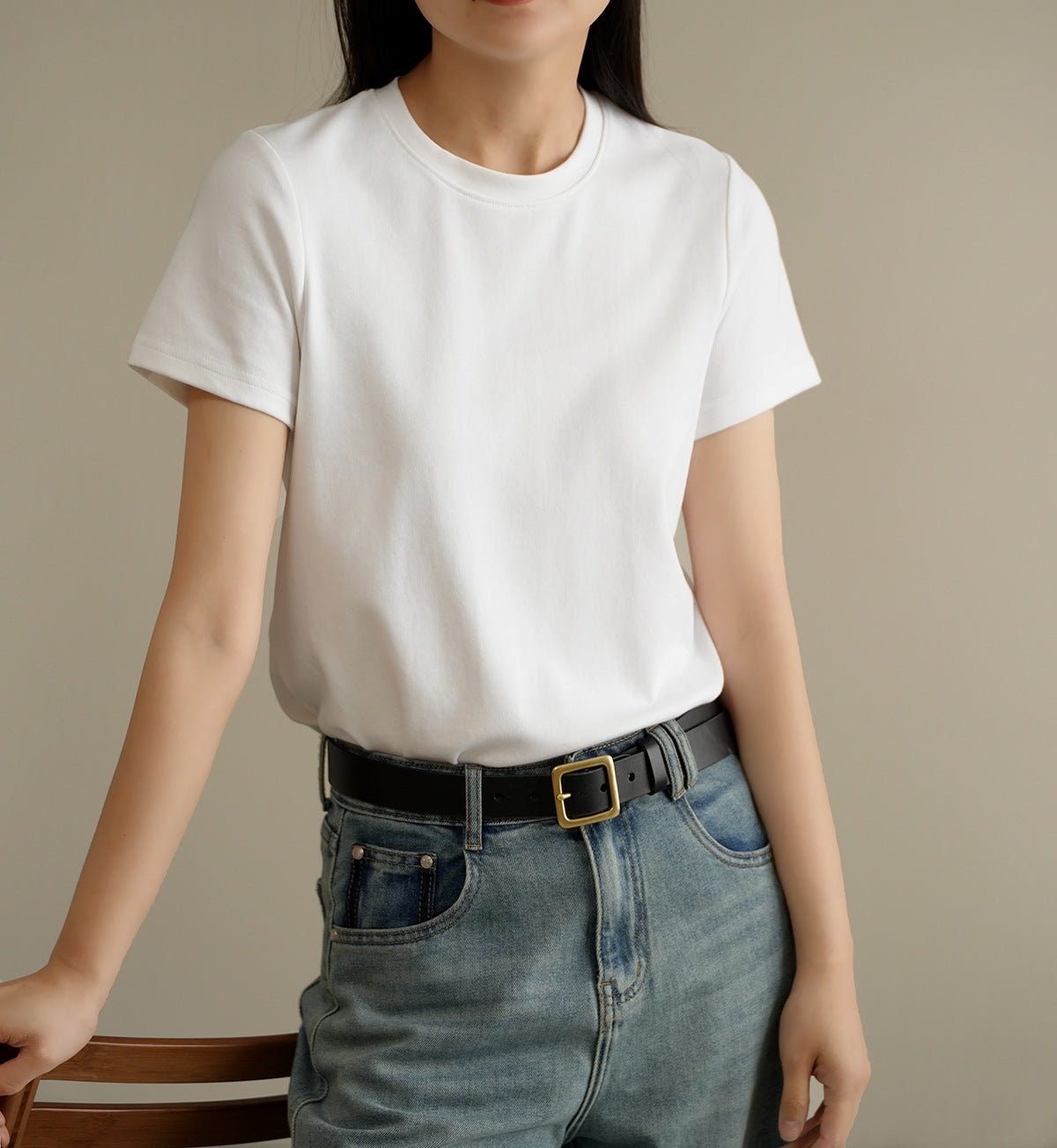 毎日着たい、これだけでいい。リヨセルコットンTシャツ