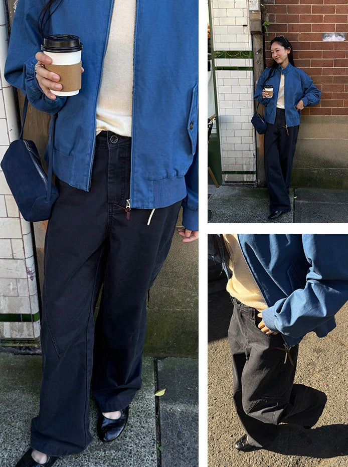立体パネルがつくる、きれいなライン。カーゴパンツ