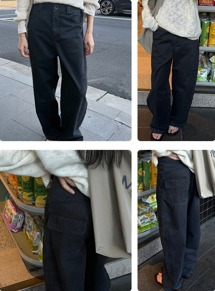 立体パネルがつくる、きれいなライン。カーゴパンツ