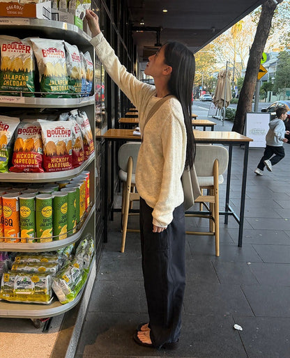 立体パネルがつくる、きれいなライン。カーゴパンツ