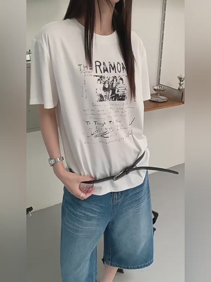 ヴィンテージバンドプリントTシャツ